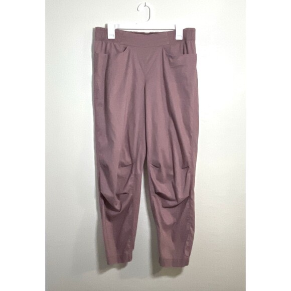 Patagonia Hampi Rock Pants Women's Size 10 Pink Hemp Joggers Hike Trail - Picture 2 of 10